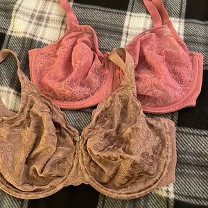 two wacoal bras